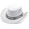 Men and Women White Genuine Leather Western Cowboy Hat