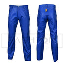 Genuine Sheep Skin Leather Pants Slim Fit Pants Gift for Men Leather Jeans Blue Pants y2k Pants - Handmade Real Leather Pants