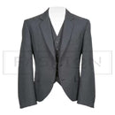 Crail Charcoal Grey Scottish Kilt Jacket with Waistcoat Men Wedding Jacket