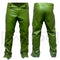 Genuine Sheep Skin Leather Pants Slim Fit Pants Gift for Men Leather Jeans Parrot Green Pants y2k Pants - Handmade Real Leather Pants