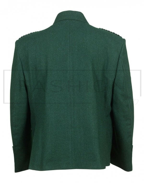 Handmade Green Argyle Kilt Traditional Jacket and Waistcoat For Men And Women - Scottish Kilt Jackets