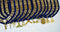 MASONIC BLUE LODGE OFFICER GOLD CHAIN COLLARS WITH JEWELS PACK OF 12 | BLUE HOUSE MASTER MASON GOLD COLOR METAL CHAIN COLLAR